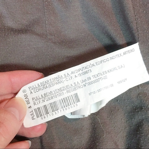 XDYE Crew Teen Div Pull & Bear zip up fitted jacket - Picture 7 of 13